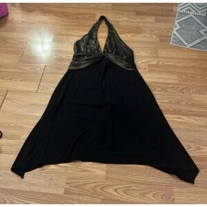 Y2K Studio 1940 Halter Open Back Dress Size 14